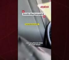 Çocuklu aileyi defalarca sıkıştıran maganda, kazaya neden oldu