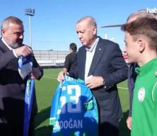 Cumhurbaşkanı Erdoğan'dan Çaykur Rizespor'un tesislerine ziyaret