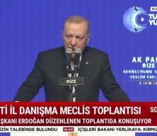 Erdoğan: Dün toplam 85 milyon liralık projelerin açılış ve temel atma törenlerini gerçekleştirdik