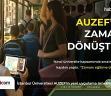  İstanbul Üniversitesi AUZEF'in yeni uygulama örneklerini tanıttı