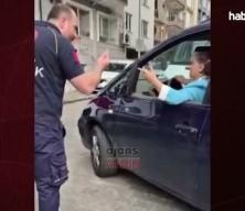 Kadın sürücüden akılalmaz talep: "Ambulansı geri alın acil işim var"