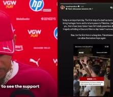 Lewis Hamilton'dan Filistin için anlamlı paylaşım