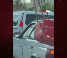Maganda trafikte tartıştığı kadınlara dehşeti yaşattı