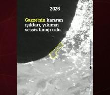 NASA, İsrail'in Gazze'ye saldırılarının yarattığı yıkımı uzaydan görüntüledi