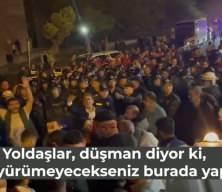 Diyarbakır'da gergin gece! Türk polisine "düşman" deyip tehditler savurdular