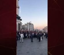Taksim Cami’nde TÜGVA’lı gençler sabah namazında biraraya geldi
