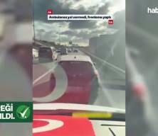 Bakan Yerlikaya duyurdu! Ambulansa yol vermeyen sürücü yakalandı