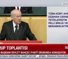 MHP lideri Devlet Bahçeli "Cami de bizim cemevi de bizim" dedi