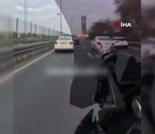 Şişli’de makas atan sürücü gözaltında