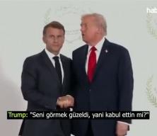 Trump-Macron tokalaşması dünya basınında: İki lider birbirini tehdit etti iddası!