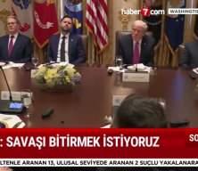 Trump: Savaşı bitirmek istiyoruz