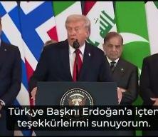 Trump'tan Başkan Erdoğan'a övgü dolu sözler: Her zaman yanımda