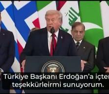 Trump'tan Başkan Erdoğan'a övgü dolu sözler: Her zaman yanımda