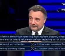 Milyonere damga vuran Fatih Terim sorusu: Nasıl bir sözü vardır?