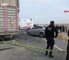 Aksaray'da kamyon ile otomobil çarpıştı: 3 kardeş öldü