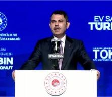 Bakan Kurum: Türkiye, o konutları söz verdiği tarihte bitirdi