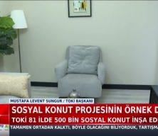 Yüzyılın Konut Projesi'nin örnek dairesi ilk kez tanıtıldı