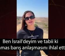 Daha önce Kur'an'ı yakan Valentina Gomez şimdi de Gazze bombalanırken patlamış mısır yedi