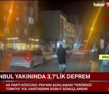 İstanbul'da 3,7'lik deprem
