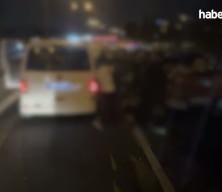 İstanbul'da elektrikli testereli ve sopalı kavga kamerada