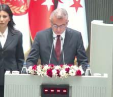 KKTC Cumhurbaşkanı Tufan Erhürman Meclis'te yemin etti