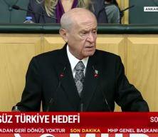 MHP lideri Devlet Bahçeli Terörsüz Türkiye sürecini baltalamak isteyenlere sert tepki gösterdi