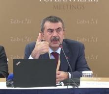  Milli Eğitim Bakanı Tekin, Bab-ı Ali Toplantıları'nda konuştu