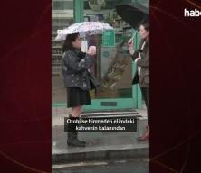 Rögara kahve dökene 150 sterlinlik ceza geri çekildi!