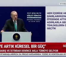 Başkan Erdoğan "Terörsüz bölgeyi en kalıcı eserimiz olarak evlatlarımıza kazandıracağız"