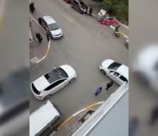 Trafikte tartıştığı kadın sürücüye saldırdı! O anlar cep telefonuna yansıdı