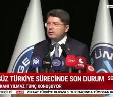 Adaket Bakanı Yılmaz Tunç "Terörsüz Türkiye süreci" hakkında konuştu