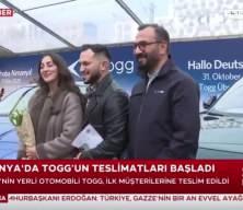 Almanya'da TOGG'un ilk teslimatları başladı! İşte gururlandıran anlar!