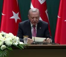 Cumhurbaşkanı Erdoğan: Ticaret hacmimizi ilk etapta 30, ardından 40 milyar dolara çıkarma kararlılığındayız