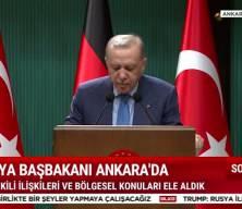 Cumhurbaşkanı Erdoğan Almanya ile yakın işbirliği içinde çalışmayı sürdüreceğiz dedi