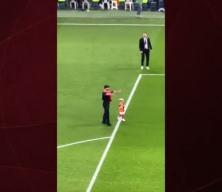 Dries Mertens, Galatasaray-Trabzon maçında tribünde