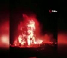 İran’da LPG dolum tesisinde korkutan yangın: 9 yaralı