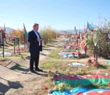 Mustafa Destici’den Ağdam Şehitliği’nde mesaj: “Karabağ Türk’ün öz yurdudur”