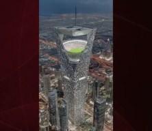 Suudi Arabistan "gökyüzü stadyumu" NEOM Sky Stadium'un tanıtımını gerçekleştirdi