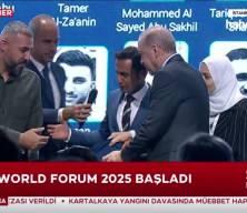 Gazze'de giydiği çelik yeleği Başkan Erdoğan'a takdim etti!