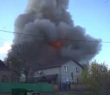 Ukrayna'nın Kramatorsk kentine düzenlenen İHA saldırısı kameralara yansıdı