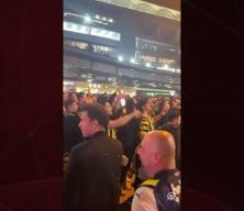 Fenerbahçeli taraftarlar, Galatasaray'ın mağlubiyetini kutladı