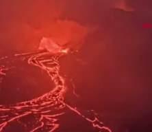 Hawaii'deki Kilauea Yanardağı'nda 36'ncı patlama öncesi lav akıntıları
