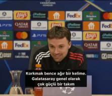 Ajak'ın genç oyuncusu "Galtasaray'ın korkulacak oyuncuları yok" dedi