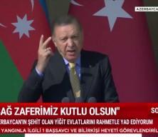 Cumhurbaşkanı Azerbaycan'da zaferin 5. yılında önemli açıklamalarda bulundu