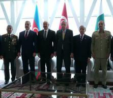 Erdoğan, Aliyev ve Şerif ile Bakü’de bir araya geldi
