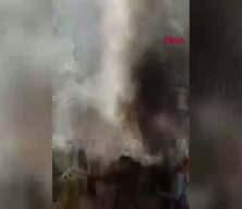 Evi ateşe verip, 2 jandarmayı bıçakla yaralayan şüpheli vurularak etkisiz hale getirildi