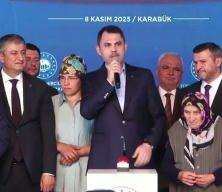  Bakan Murat Kurum "Yeni yuvaları Karabüklülere hayırlı olsun" diyerek müjdeyi duyurdu