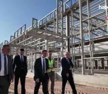 Gümüşhane ve Bayburt'un dünyaya açılacak kapısı olan havalimanı hızla yükseliyor