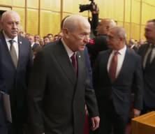 MHP lideri Devlet Bahçeli'nin rozeti ve yüzüğü dikkat çekti