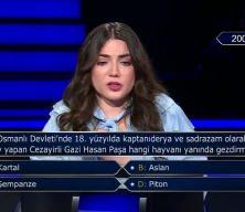 Kim Milyoner’de zorlayan soru! Yarışmacının Osmanlı cevabı stüdyoyu salladı